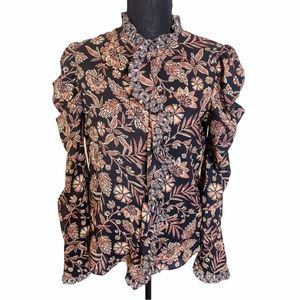 Misa Los Angeles Garance Button Up Blouse Size XS